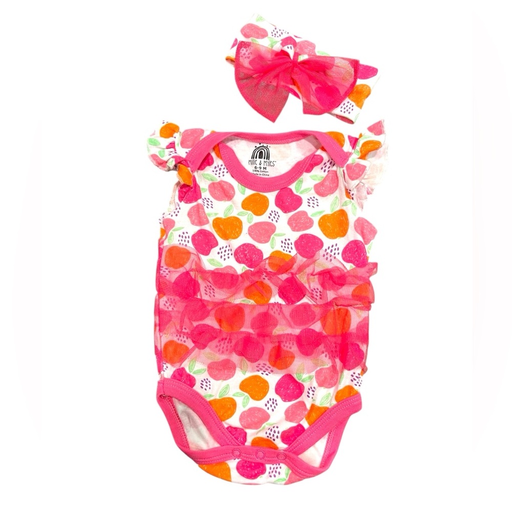 Millie & Myles Baby Onesie with Headband